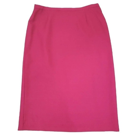 Vintage BFA ~Woman Plus Size 20W~ Raspberry Skirt/Blazer2 Pc. Suit Unlined. - Picture 3 of 16